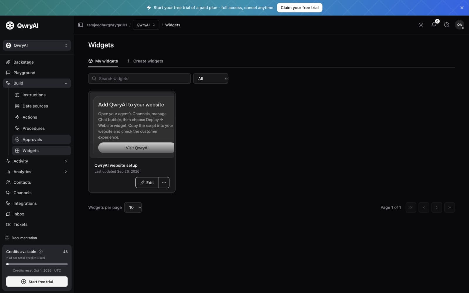 Reusable QwryAI website guide